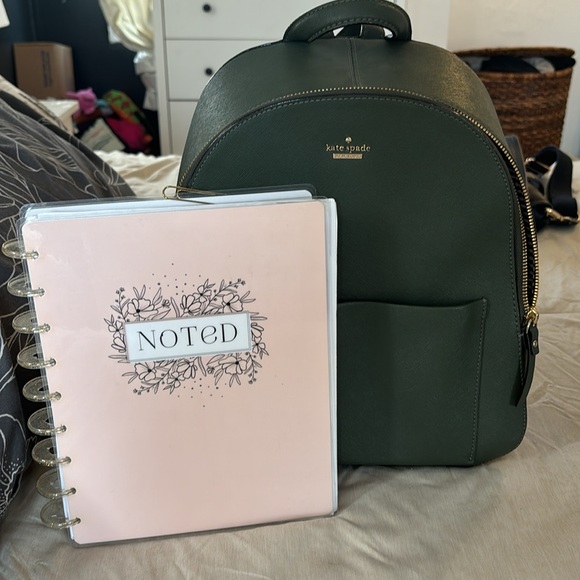 Kate Spade Backpack-Olive Green - Picture 8 of 11
